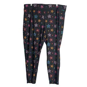 Torrid Platinum Leggings Mid Rise Liquid Multicolor Stars Womens Plus Size 3X